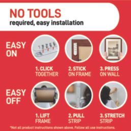 Command Self-Adhesive Picture Hanging Strips Small/Medium 12 Piece Set