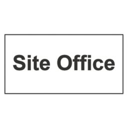 Essentials  "Site Office" Sign 150mm x 300mm