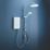 Mira Sport Dual White/Chrome 9kW  Electric Shower