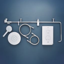 Mira Sport Dual White/Chrome 9kW  Electric Shower