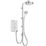 Mira Sport Dual White/Chrome 9kW  Electric Shower