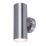 LAP  Outdoor LED Up & Down Wall Light Silver 8.6W 760lm