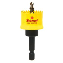 Starrett KCS03001 3-Saw Multi-Material Electricians Cordless Smooth Cutting Holesaw Set