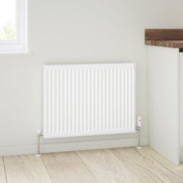 Flomasta 600mm x 800mm 2595BTU White Type 11 Convector Radiator