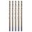 Erbauer  Straight Shank Metal Drill Bits 6mm x 139mm 5 Pack