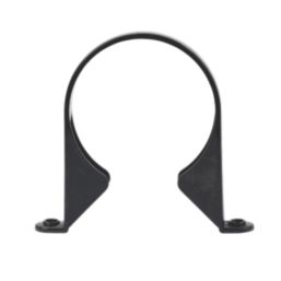 FloPlast  Pipe Clips Black 110mm 5 Pack