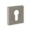 Cooke & Lewis Lormel Euro Escutcheon (Pair) Satin Nickel 52mm