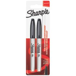 Sharpie  Fine Tip Black Permanent Marker 2 Pack