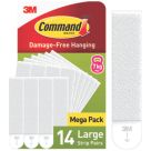Command Adhesive Picture Hanging Strip Large 14 Pack