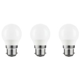 LAP  B22 Mini Globe LED Light Bulb  250lm 2.2W 3 Pack
