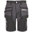 Site Kirksey Shorts Grey/Black 40" W
