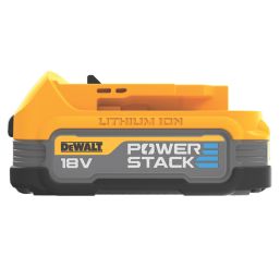 DEWALT DCB1102E2-GB 18V 1.7Ah Li-Ion PowerStack Battery & Charger Kit