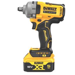 DEWALT DCF891P2T-GB 18V 2 x 5.0Ah Li-Ion XR Brushless Cordless Impact Wrench