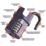 Squire  Water-Resistant Closed Shackle Combination  Padlock Blue 50mm