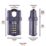 Squire  Water-Resistant Closed Shackle Combination  Padlock Blue 50mm