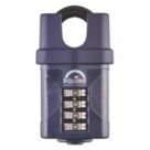 Squire  Water-Resistant Closed Shackle Combination  Padlock Blue 50mm