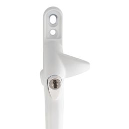 Smith & Locke  Left-Handed Cockspur Window Handle White