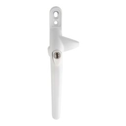 Smith & Locke  Left-Handed Cockspur Window Handle White