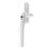 Smith & Locke  Left-Handed Cockspur Window Handle White