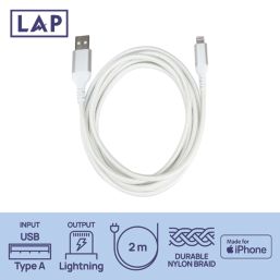 LAP USB-A to Lightning Charging Cable 2m