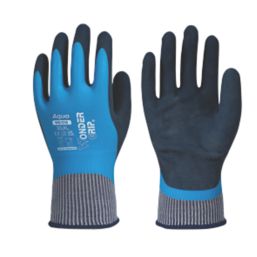 Wonder Grip WG-318 Aqua Protective Work Gloves Blue X Large