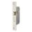 Smith & Locke Fire Rated  3 Lever Nickel-Plated Mortice Sashlock 65mm Case - 44mm Backset