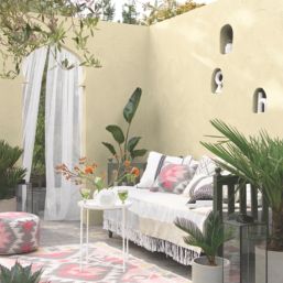 Sandtex 5Ltr Ultra Smooth Cornish Cream Masonry Paint