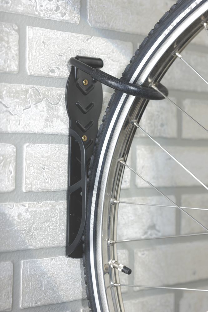 Mottez Bike Hook on Plate Black 261 x 110mm