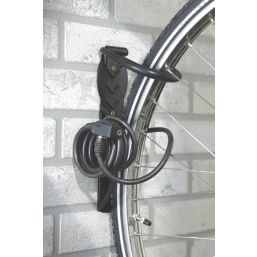 Mottez Bike Hook on Plate Black 261 x 110mm