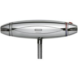 Aqualisa Colt Rear-Fed Exposed Chrome Thermostatic Mixer Shower