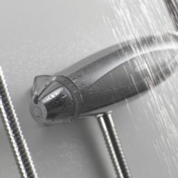 Aqualisa Colt Rear-Fed Exposed Chrome Thermostatic Mixer Shower