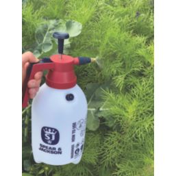 Spear & Jackson  White Pump Action Pressure Sprayer 2Ltr