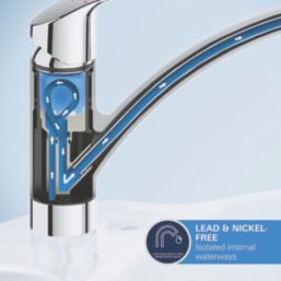 Grohe Start Cumbria Single Lever Kitchen Sink Mixer Tap Supersteel