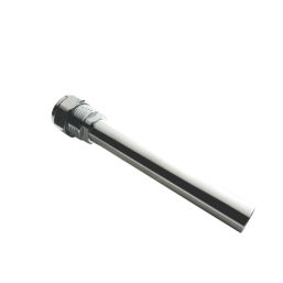 Flomasta 1/2" BSP Male Taper x 15mm Compression 121mm Chrome Radiator Valve Extender
