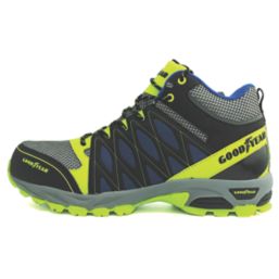 Goodyear GYBT1533 Metal Free   Safety Trainer Boots Black / Blue / Yellow Size 7