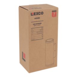 Lexco Alruba Outdoor LED Wall Light Black 23W 3500lm