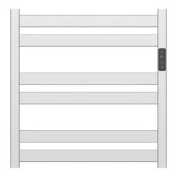 Flomasta 530mm x 520mm 511BTU Chrome Flat Electric Towel Radiator