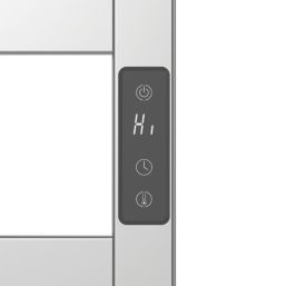 Flomasta 530mm x 520mm 511BTU Chrome Flat Electric Towel Radiator