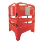 Melba Swintex  3-Part Utility Pedestrian Barrier Red 750mm