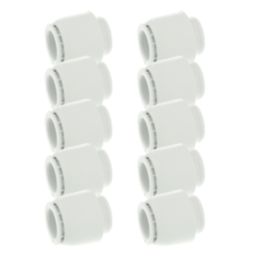 Hep2O  Plastic Push-Fit Stop Ends 22mm 10 Pack