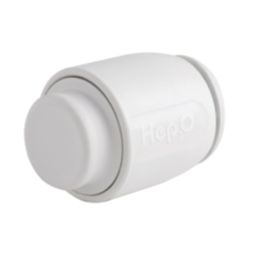 Hep2O  Plastic Push-Fit Stop Ends 22mm 10 Pack