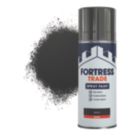 Fortress Trade  400ml Black Gloss Anti Corrosive Metal Spray Paint