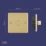 LAP  1-Gang 2-Way LED Dimmer Switch  Satin Brass with Black Inserts