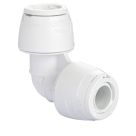 Hep2O  Plastic Push-Fit Equal 90° Keyless Elbow 10mm