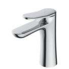Swirl Kuhli Chrome 172mm Standard Lever Mono Basin Mixer Tap  With Clicker Waste