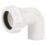 FloPlast WC26 Universal Compression Waste Conversion Bend 90° 32mm