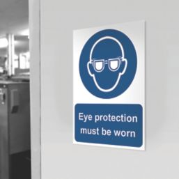Essentials  "Eye Protection Must Be Worn" Sign 210mm x 148mm