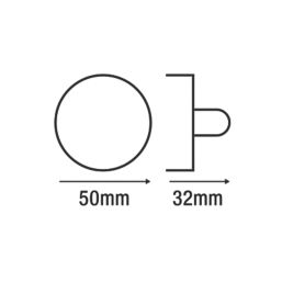 Smith & Locke  Standard Thumbturn Set Pearl Grey 50mm