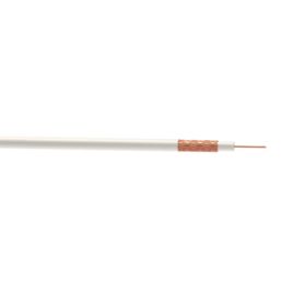Time GT100 White 1-Core Round Coaxial Cable 50m Drum