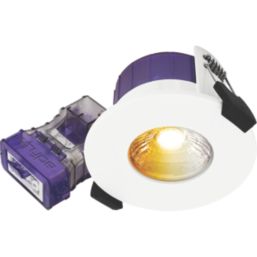 Luceco FType Ultra Flat Fixed  Fire Rated LED Downlight Dim to Warm & CCT  White 4-6W 675/690lm